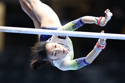 「ダメかも」乗り越えた山田千遥　笑顔で復帰　全日本体操個人総合
