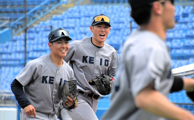 慶大・清原正吾が勝利呼び込む一打 父譲りの強打、ブランク関係なし