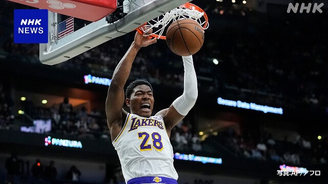 NBA レギュラーシーズン最終戦 八村塁は4試合連続ふた桁11得点