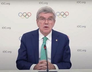 ＩＯＣ会長「五輪で団結を」　開会式は計画通りと組織委