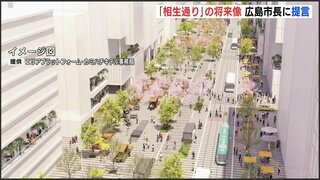 「車中心から人中心へ」 繁華街を通る大通りを “トランジットパーク” に　街づくり団体が市長に将来像を提言　広島市