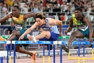 陸上、泉谷が五輪代表入り　男子１１０メートル障害