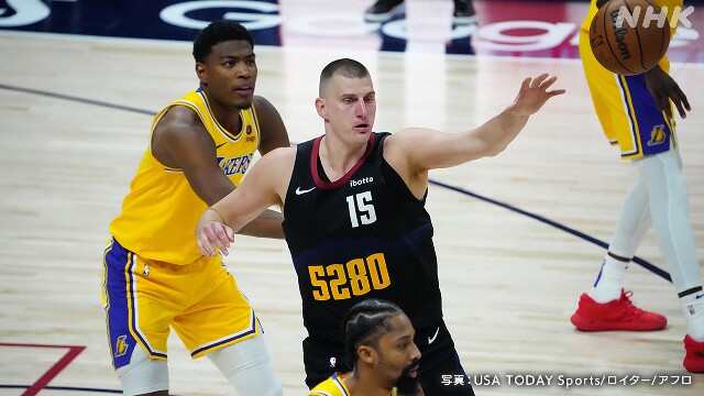 NBA レイカーズ八村塁 プレーオフで3得点 チームは2連敗