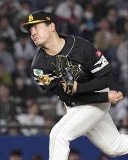 ロ２―４ソ（２３日）　有原が今季初完投で２勝目