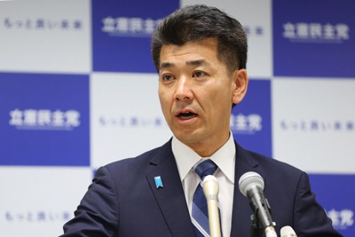 立憲・泉氏「自民の改革案、信任得られず」　衆院早期解散求める