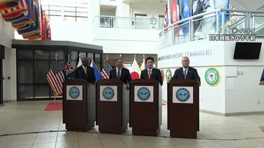 日米豪比防衛相 ハワイで会談　共同訓練の継続など 連携強化で一致