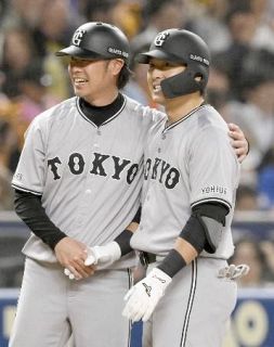 中１―４巨（８日）　長野が３点三塁打