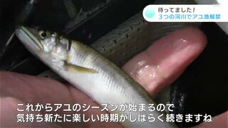 待ってました！高知県内3つの河川でアユ釣り解禁　所狭しと釣り人が糸を垂らす