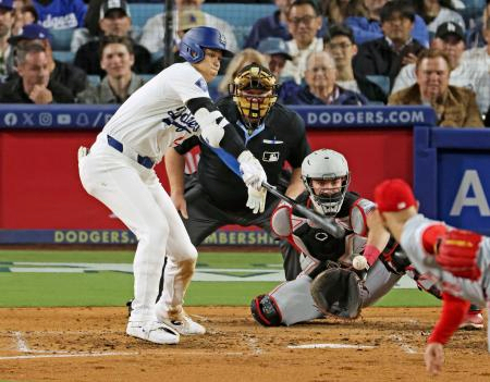 ドジャース大谷４試合ぶり無安打　カブス鈴木は１安打、ともに敗戦