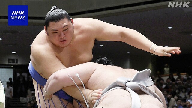 大相撲夏場所 8日目の見どころ 1敗守る大の里は大栄翔と対戦