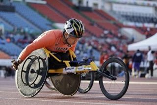 男子４００ｍ車いすで佐藤は銀　神戸世界パラ陸上第５日