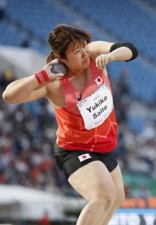 女子砲丸投げで斎藤「銅」　神戸世界パラ陸上第６日