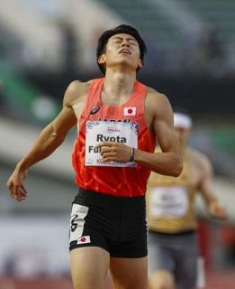 男子４００ｍで福永凌太が銀　神戸世界パラ陸上第７日