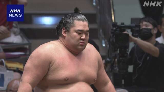 大相撲夏場所12日目 平幕 湘南乃海が敗れ トップに4人並ぶ