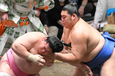 大の里「いい相撲が取れている」　新入幕から3場所連続2桁勝利