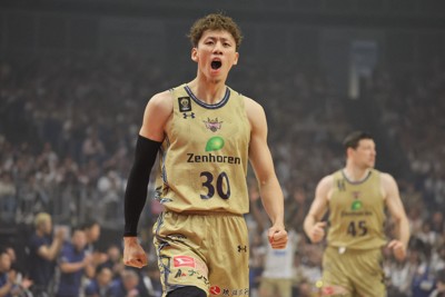 バスケBリーグ・決勝　連覇狙う琉球が広島に先勝