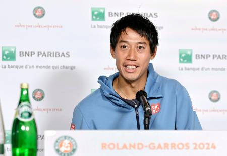 錦織は世界１６６位と対戦　全仏テニス１回戦