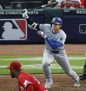 大谷が三塁打、ドジャース４連敗　鈴木は１安打、カブス３連敗