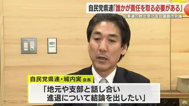 県知事選で自民敗北を受け国会議員団会議「誰かが責任を取る必要ある」　城内県連会長は近く進退判断　静岡