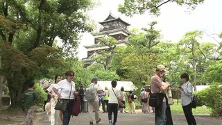 広島城 開館66年を祝うメモリアルデー　天守閣が無料開放　家族で楽しめるイベントも「兜が重い！」