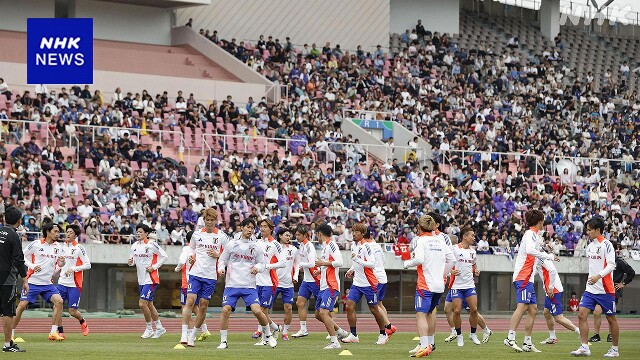 サッカー日本代表 11日のW杯予選シリア戦を前に広島で公開練習