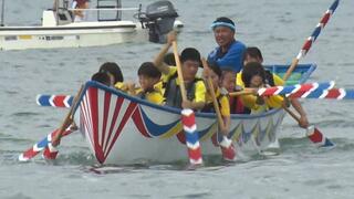 台湾からも参加で大盛り上がり　石垣島・白保のハーリー