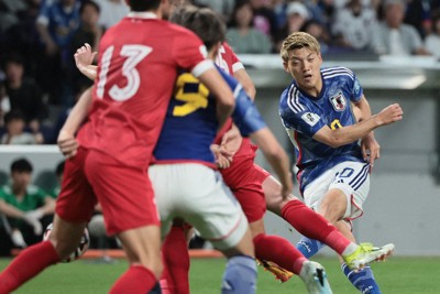 サッカー日本代表がシリアに勝利　全勝でW杯アジア2次予選終える