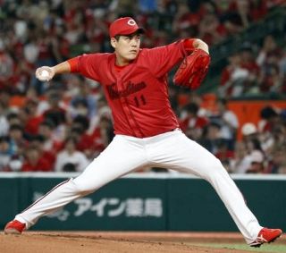 西０―５広（１３日）　九里、今季初完封で３勝目