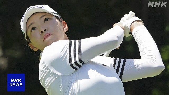 女子ゴルフ 米ツアー第2R 渋野日向子が10位に浮上 首位と4打差