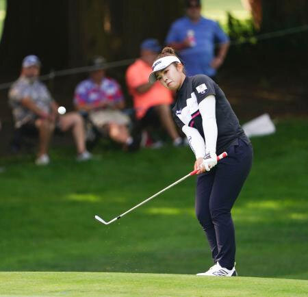 渋野３位に浮上、山下は６位　全米女子プロゴルフ第２日