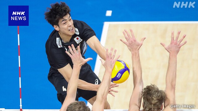 バレーボール男子 日本代表 アメリカに快勝 五輪前哨戦 予選R