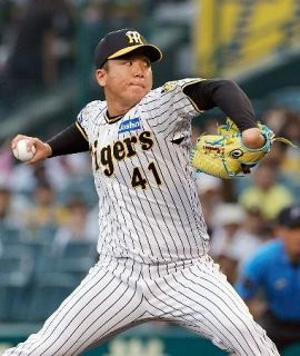 神８―１中（２７日）　阪神・村上が３勝目