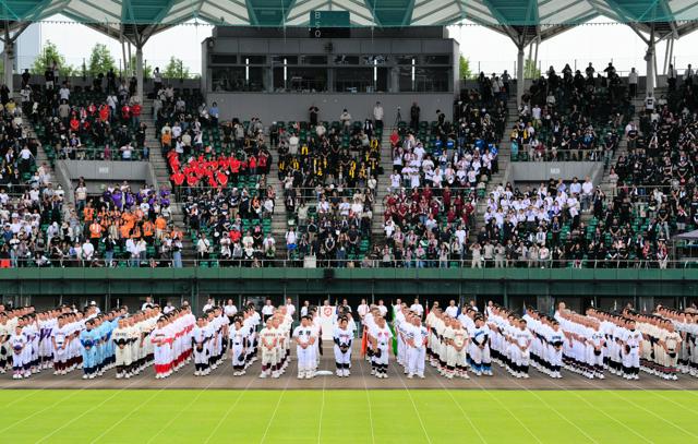 選手宣誓に込めた思い「全校がライバルでもあり仲間」　滋賀大会開幕