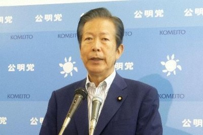 公明・山口代表、9月引退を示唆　「任期終えることを基本に考える」