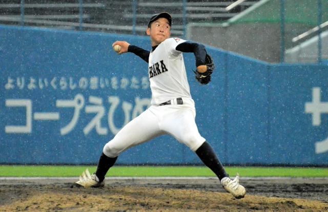 雨の2日間、155球投げた 「やりきったのひと言」丹原・真鍋投手