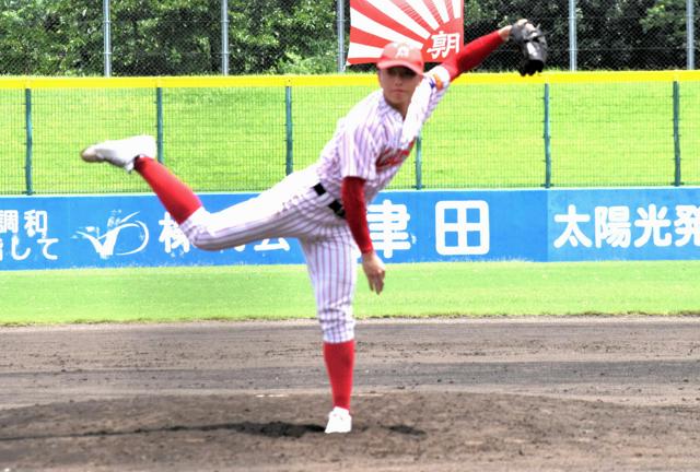 練習の成果出せたけれど敗戦　開新のエース河津、8回まで無失点も涙