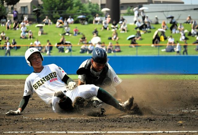 昨年代表の専大松戸が敗退　市船橋に終盤突き放される　千葉大会