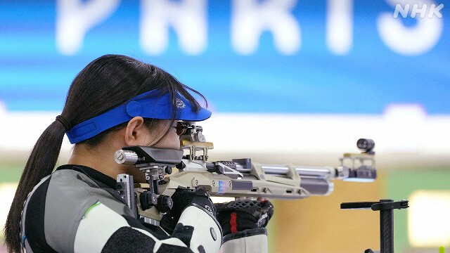 射撃 女子エアライフル 野畑美咲 12位 決勝に進めず パリ五輪