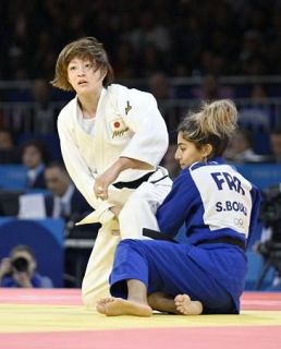 柔道・角田夏実が金メダル第１号　女子４８キロ級、２０年ぶりＶ