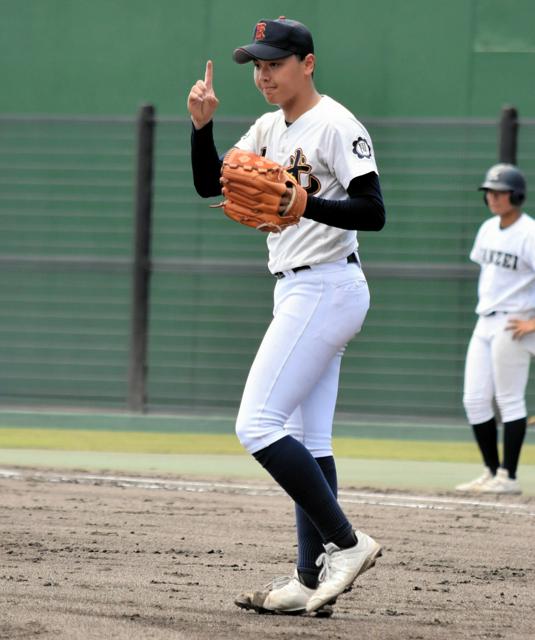 「抑えられるのは自分だけ」強気の投球が生命線　金光学園・高橋選手