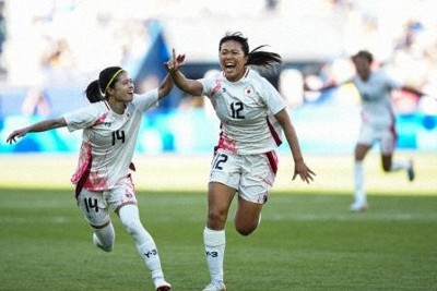 オリンピック・サッカー女子、ブラジルに逆転勝ち　後半ATに2点