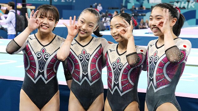 体操女子 日本 団体で決勝進出 4人で予選に臨む パリ五輪