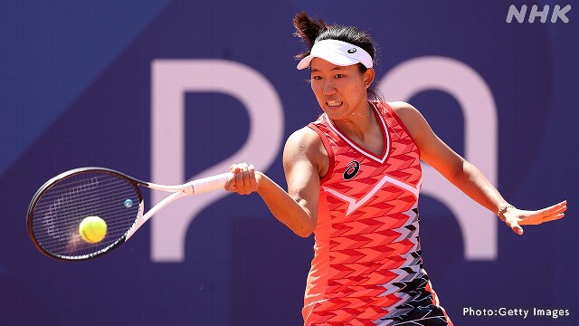 テニス 女子シングルス 内島萌夏 初戦敗退 パリオリンピック