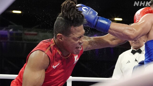 ボクシング男子 岡澤セオン 準々決勝進出ならず パリ五輪