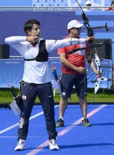 古川と中西は敗退　アーチェリー・１日