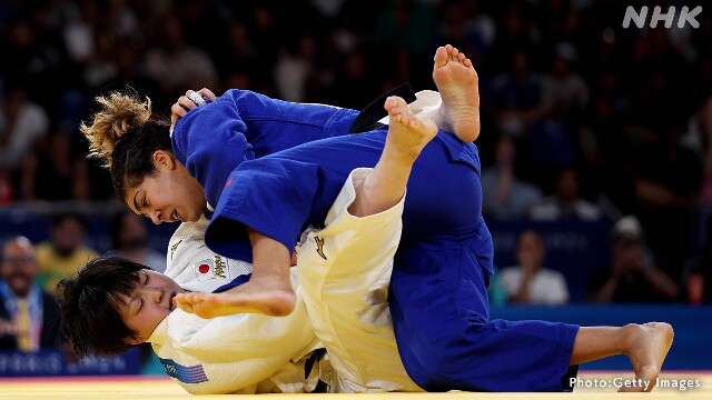 柔道 女子78キロ級 高山莉加 3位決定戦で敗れる パリ五輪