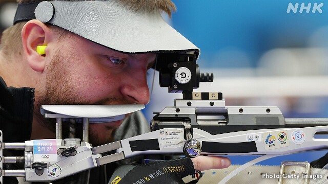 射撃 ウクライナ選手 “祖国に捧げる銀メダル” パリ五輪