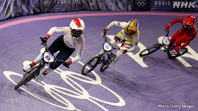 自転車 女子BMXレーシング 畠山紗英が準決勝進出 パリ五輪