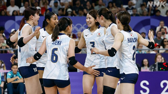 バレー女子 日本 ケニアに勝利 予選リーグ1勝2敗に パリ五輪