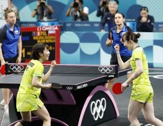 日本女子、準々決勝へ　卓球・５日